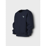 Name It Navy Blazer Green Dino Nmmvallen Ls Nreg Sweat Unb
