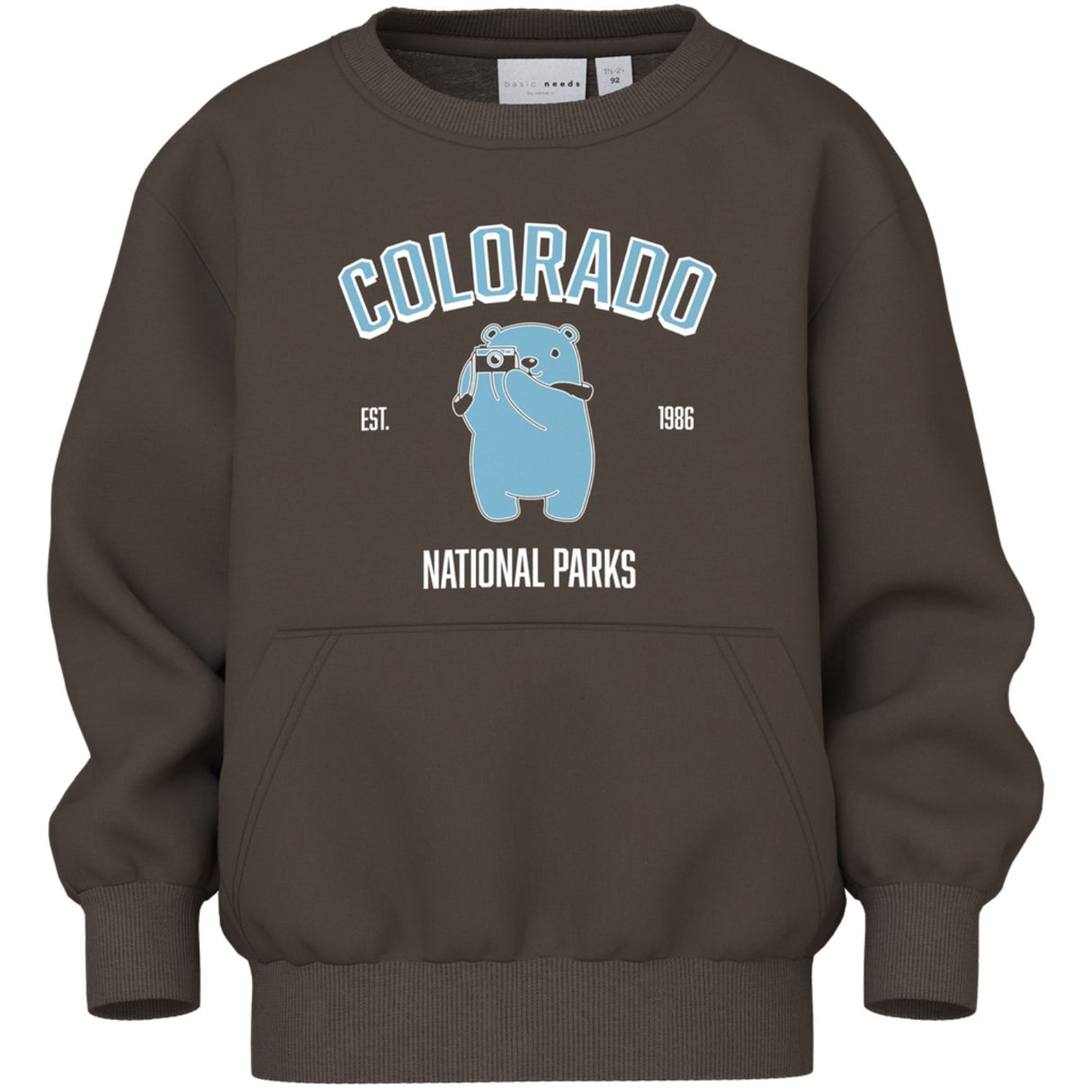 Name It Turkish Coffee Colorado Nmmvoder Ls Nreg Sweat Box Unb