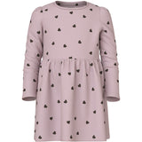 Name It Burnished Lilac Nmfkheart Ls Dress