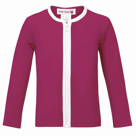 Petit Crabe Mulberry Etoile Zipper Uv-Swim Shirt L/S