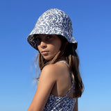 Petit Crabe Empress B Frey Sun hat - Made With Liberty© Fabric