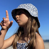 Petit Crabe Empress B Frey Sun hat - Made With Liberty© Fabric