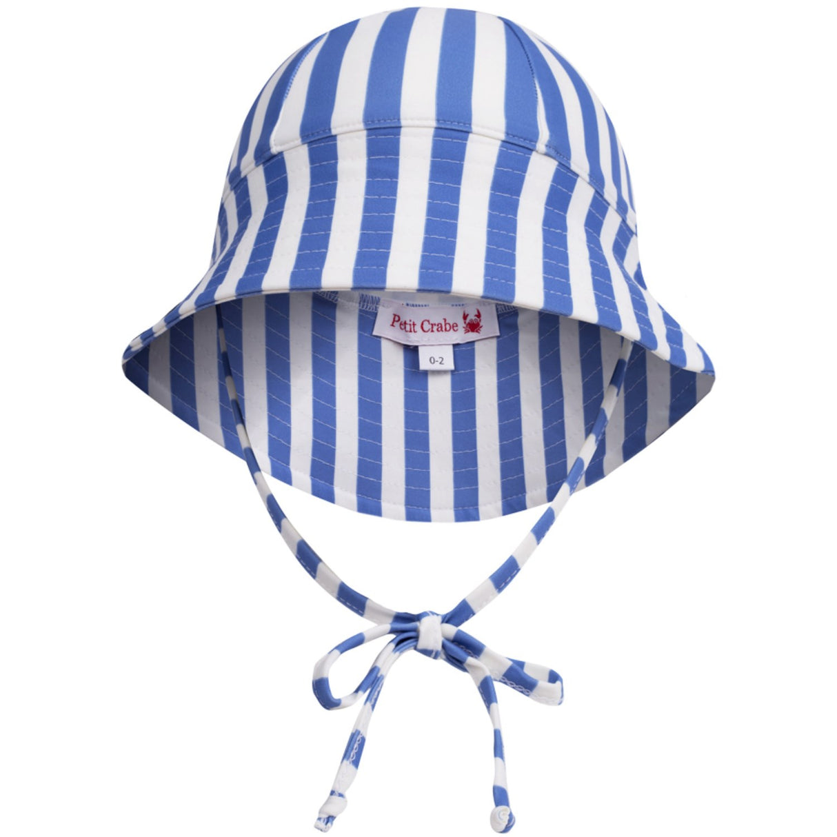Petit Crabe Vertical Stripes Frey Sun hat