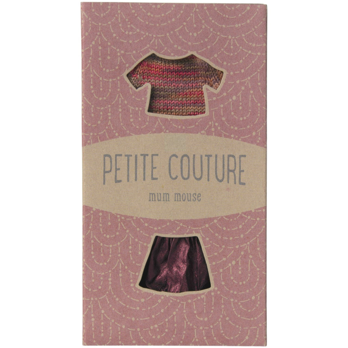 Maileg Skirt And Knitted Blouse, Mum Mouse