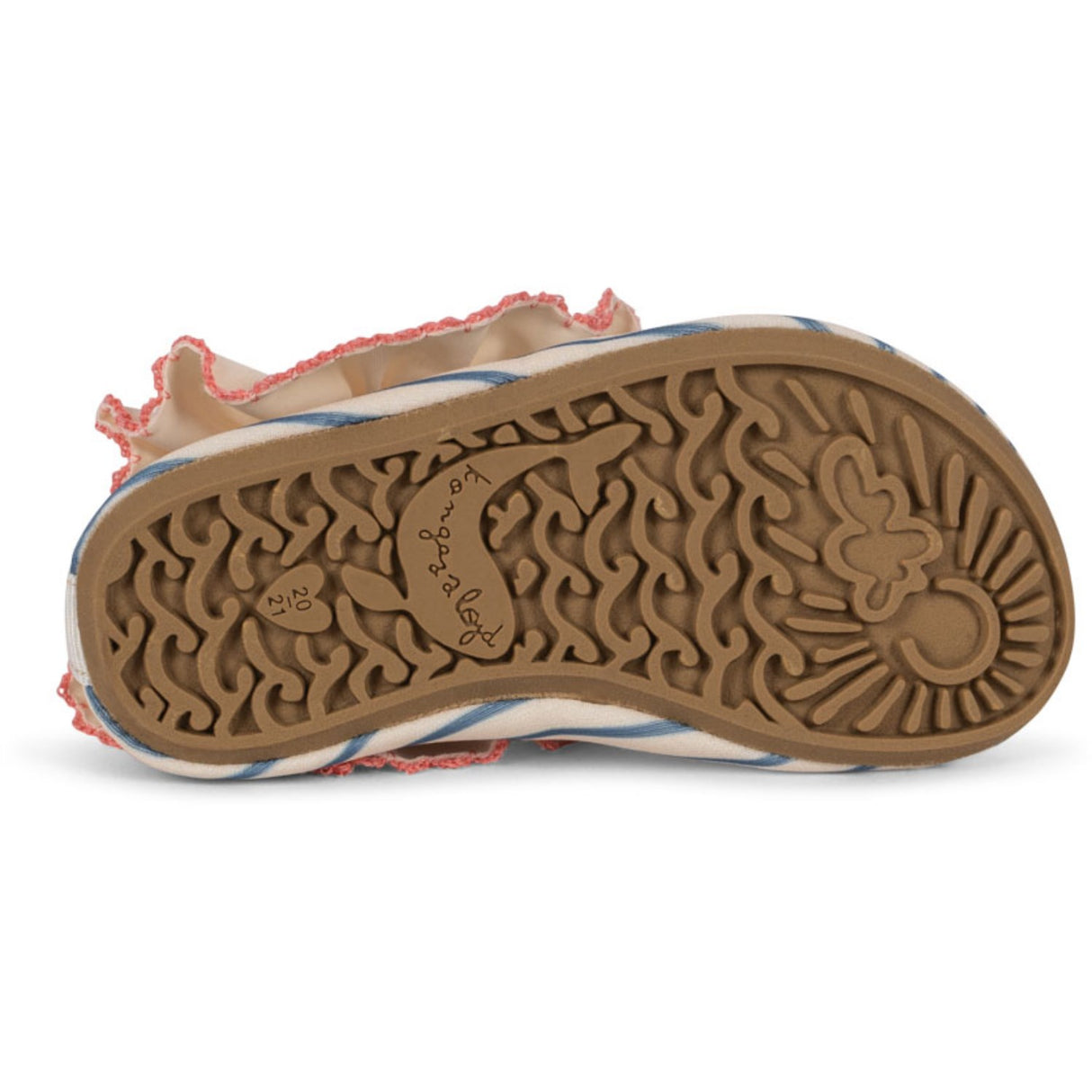 Konges Sløjd Blue Stripe Gina Frill Swim Shoes