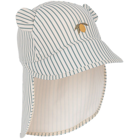 Konges Sløjd Tea Stripe Aster Bear Swim Hat Grs