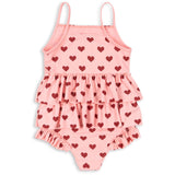 Konges Sløjd Amour Pink Manuca Frill Swimsuit Grs