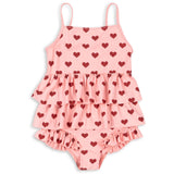 Konges Sløjd Amour Pink Manuca Frill Swimsuit Grs