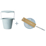 Scrunch & Follow The Duck Duck Egg Blue Bucket And Fishing Net Bundle
