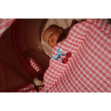 Konges Sløjd Bubblegum Check Cheeky Doll Pram