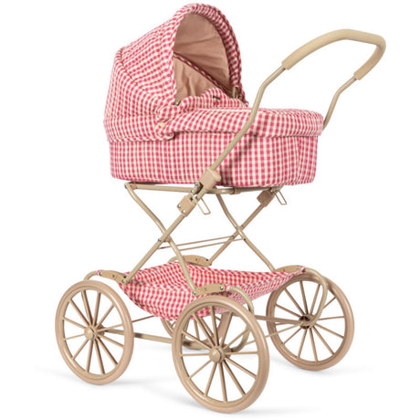 Konges Sløjd Bubblegum Check Cheeky Doll Pram