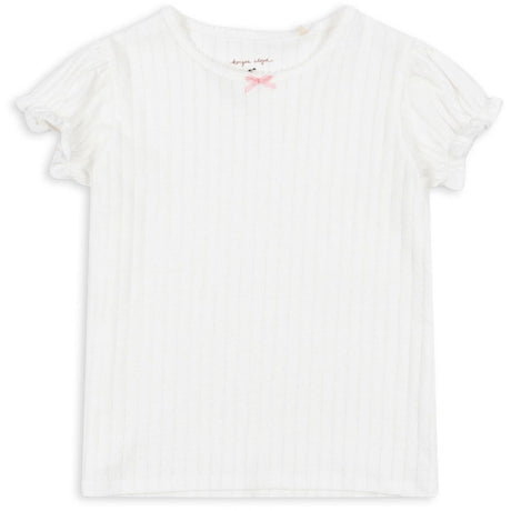 Konges Sløjd Snow White Mallou Tee Gots