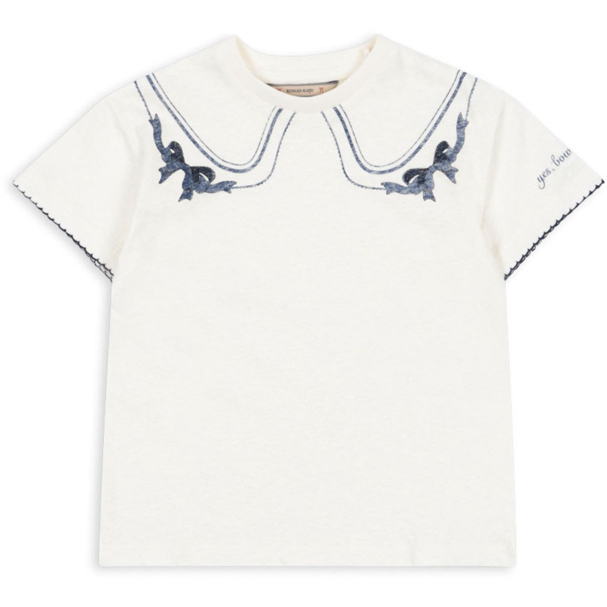 Konges Sløjd Off White/Bow Collar Era Tee Ocs