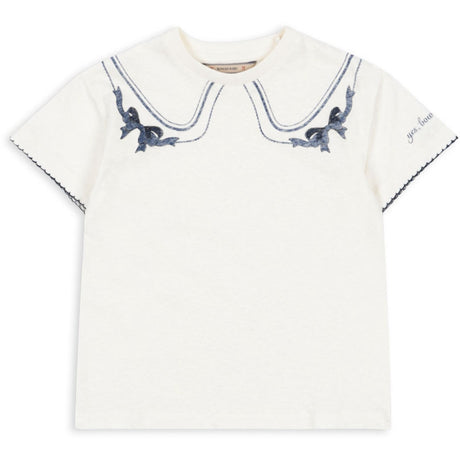 Konges Sløjd Off White/Bow Collar Era Tee Ocs