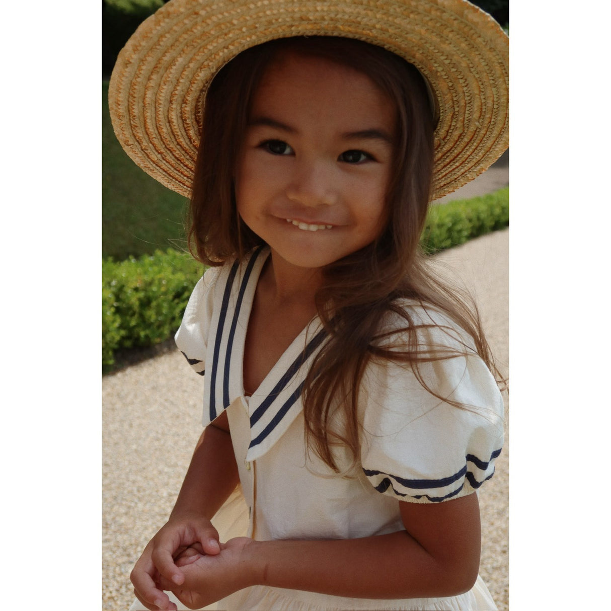 Konges Sløjd Optic White Allie Sailor Dress Gots