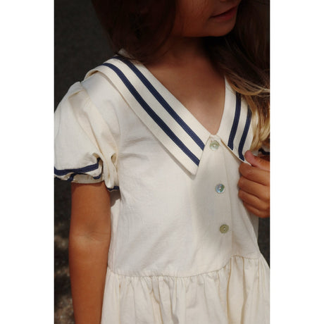 Konges Sløjd Optic White Allie Sailor Dress Gots