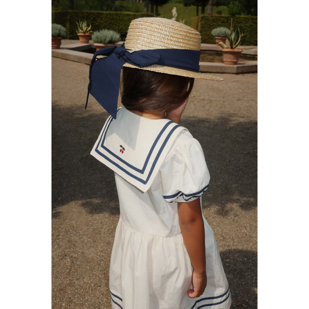 Konges Sløjd Optic White Allie Sailor Dress Gots