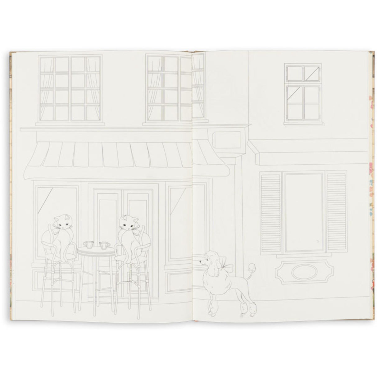 Konges Sløjd Multi House Of Flowers Painting Book Fsc