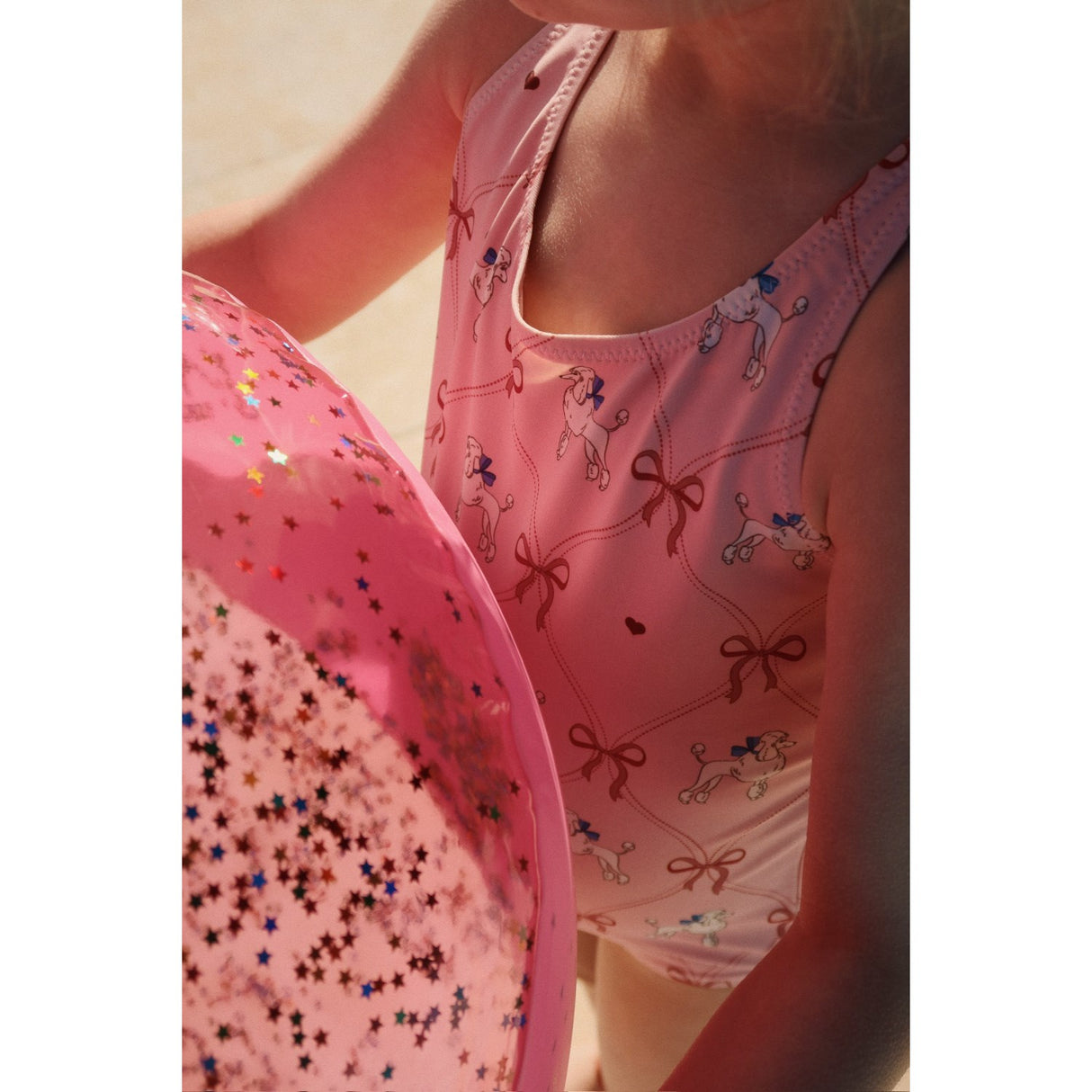 Konges Sløjd Transparent Pink Transparent Beach Ball