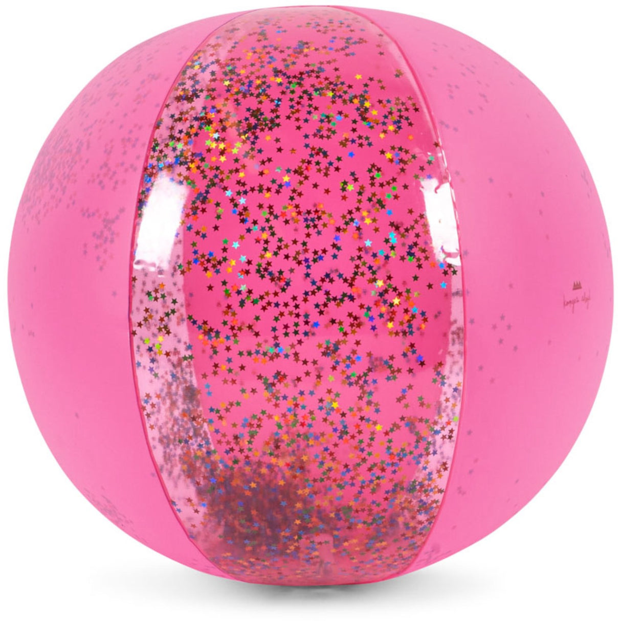 Konges Sløjd Transparent Pink Transparent Beach Ball