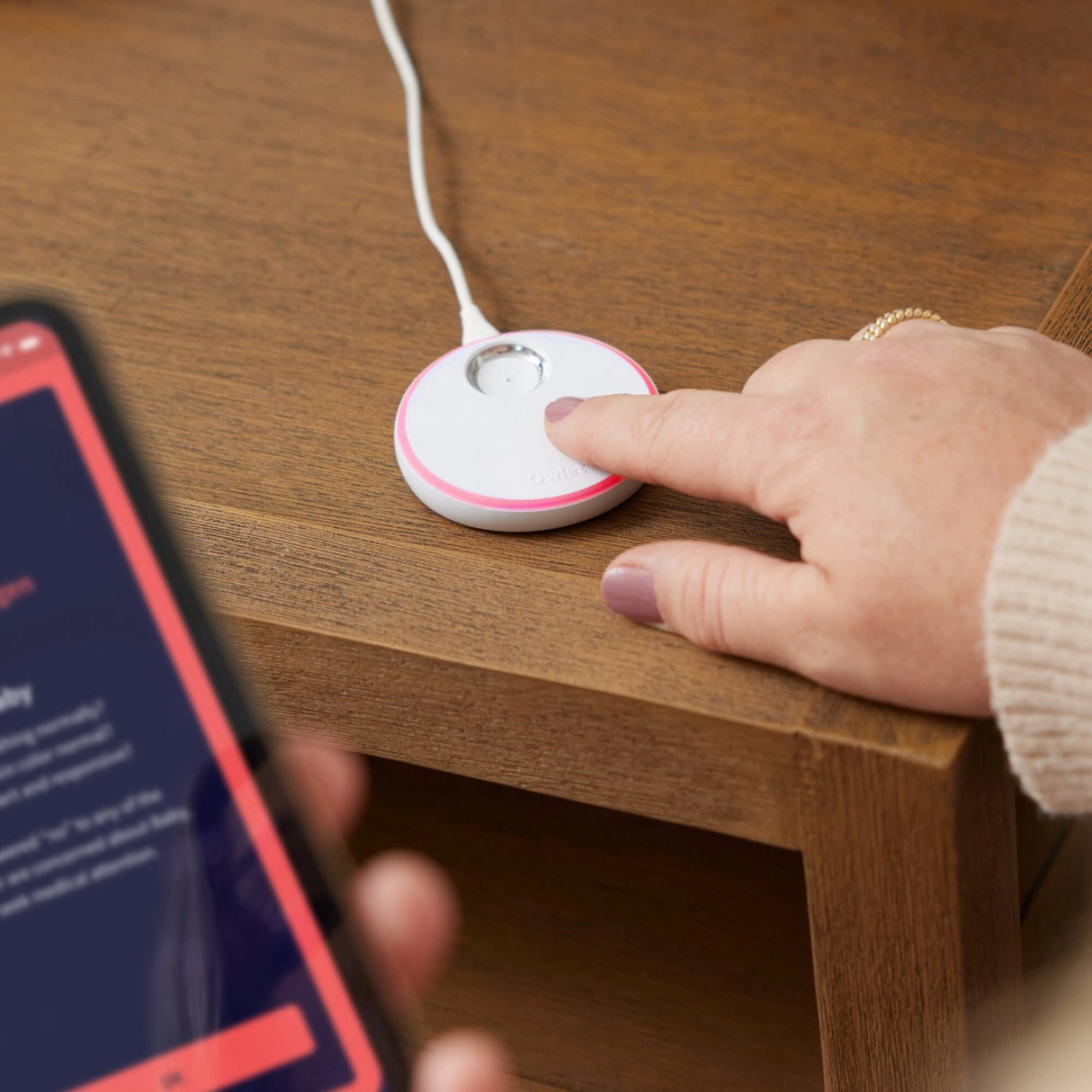 Owlet Dusty Rose Dream Sock