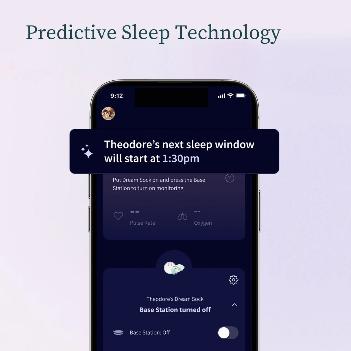 Owlet Bedtime Blue Dream Sock