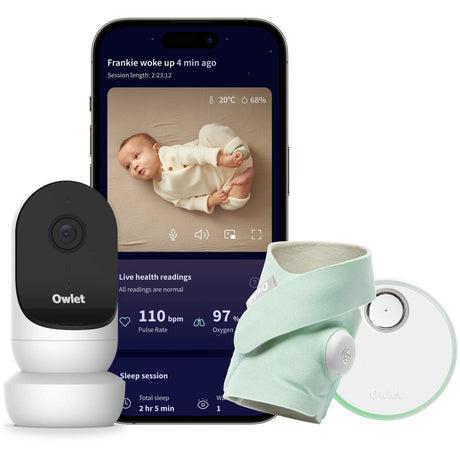 Owlet Mint Dream Sock + Cam2 Bundle