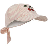 Konges Sløjd Peony Stripe Ellie Bow Cap Gots