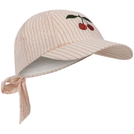 Konges Sløjd Peony Stripe Ellie Bow Cap Gots
