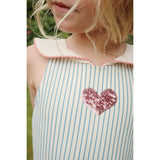 Konges Sløjd Blue Stripe Gina Swimsuit Grs