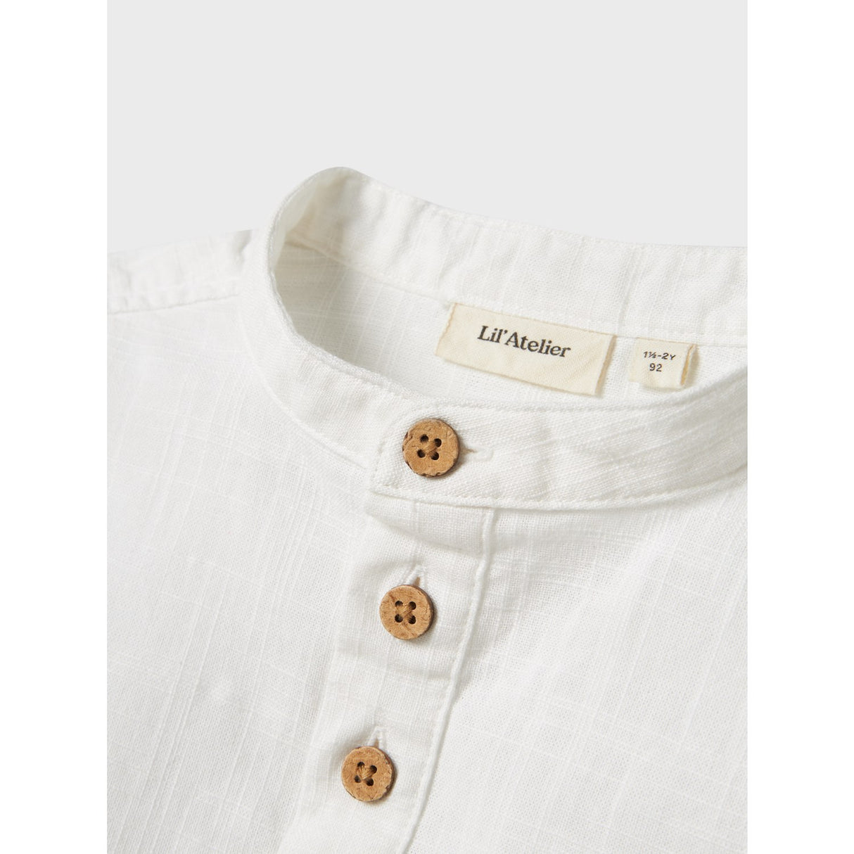 Lil'Atelier Coconut Milk Nmmhugo Ss Loose Shirt Lil