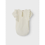 Lil'Atelier Coconut Milk Nbfjazelle Ss Loose Body Shirt Lil