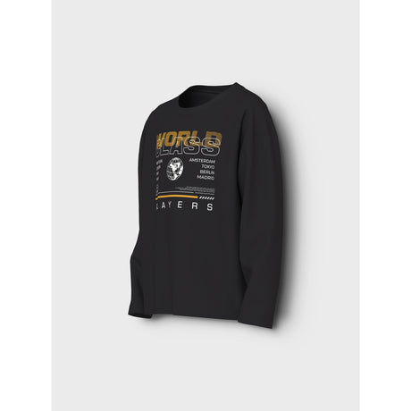 Name It Black World Class Nkmvictor Ls Rlx Top