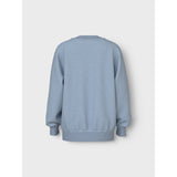 Name It Dusty Blue Obivous Nkmvanoa Ls Nreg Sweat Unb