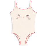 Konges Sløjd Soft Pink Kitty Swimsuit Grs