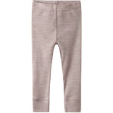 Name It Shadow Gray Nbnwax Wool Rib Leggings Noos