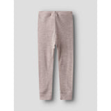 Name It Shadow Gray Nmnwax Wool Rib Leggings Noos