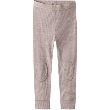 Name It Shadow Gray Nmnwax Wool Rib Leggings Noos