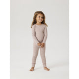 Name It Shadow Gray Nmnwax Wool Rib Leggings Noos