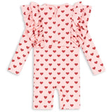 Konges Sløjd Amour Pink Manuca Frill Onesie Grs