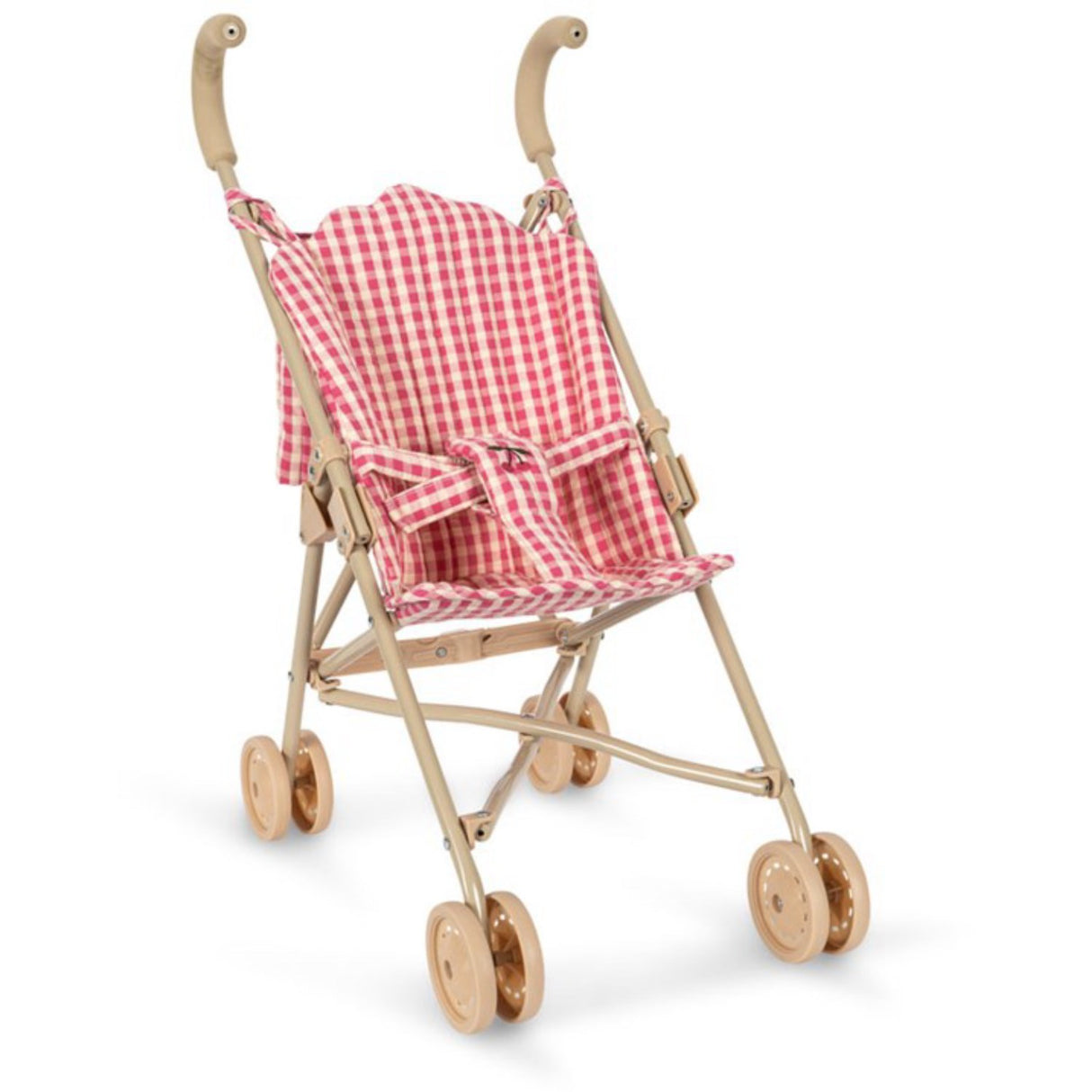 Konges Sløjd Bubblegum Check Cheeky Doll Stroller