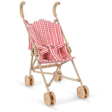 Konges Sløjd Bubblegum Check Cheeky Doll Stroller
