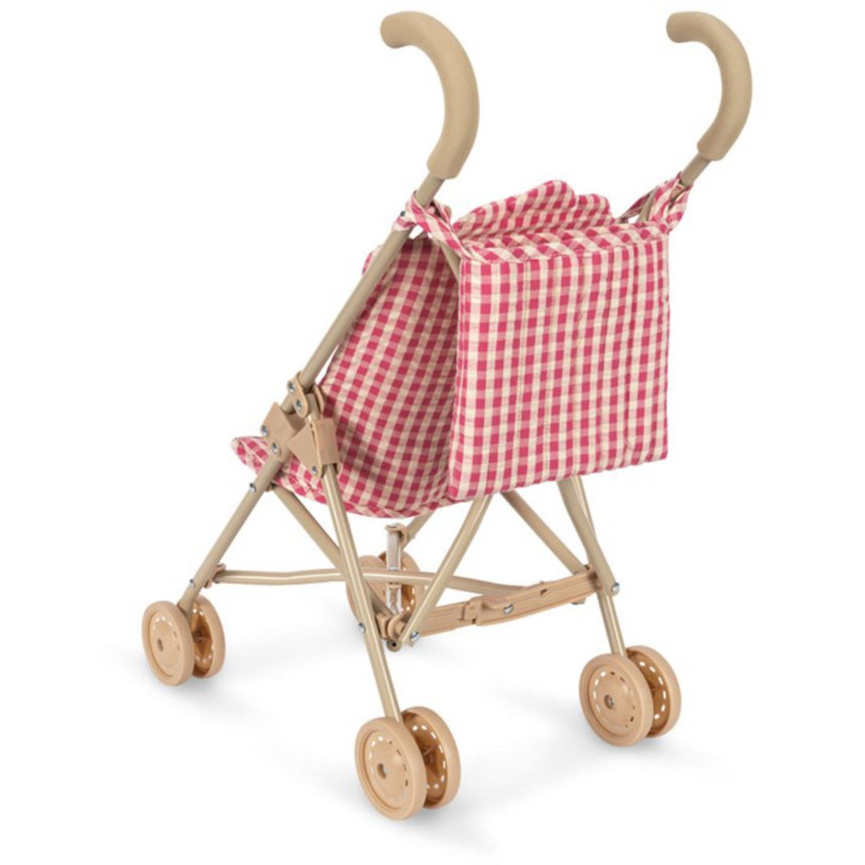 Konges Sløjd Bubblegum Check Cheeky Doll Stroller