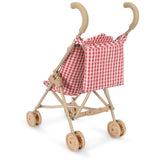 Konges Sløjd Bubblegum Check Cheeky Doll Stroller