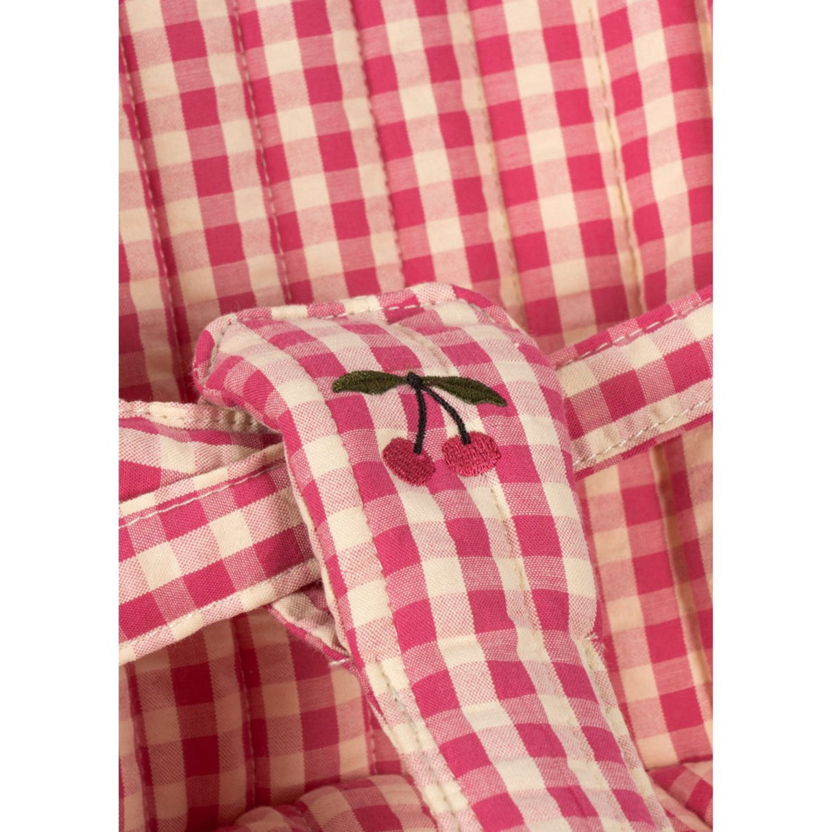 Konges Sløjd Bubblegum Check Cheeky Doll Stroller
