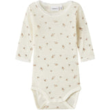 Name It Snow White Small Flowers Nbfwang Wool Needle Ls Body Noos