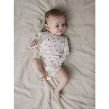 Name It Snow White Small Flowers Nbfwang Wool Needle Ls Body Noos