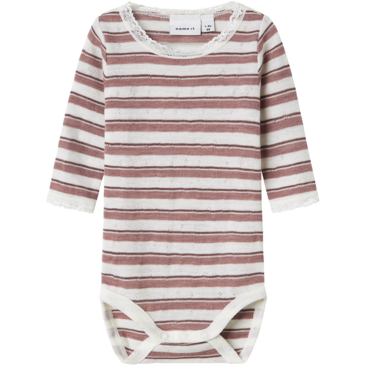 Name It Antler Snow White Nbfwang Wool Needle Ls Body Noos