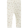 Name It Snow White Small Flowers Nbfwang Wool Needle Leggings Noos