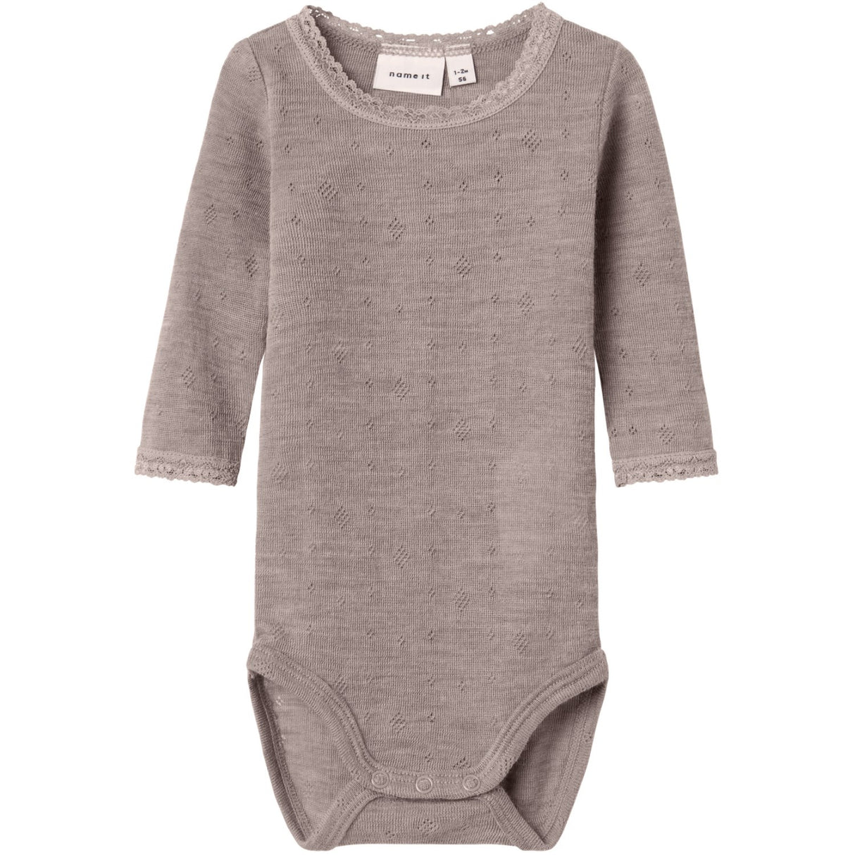 Name It Satellite Nbfwang Wool Needle Ls Body Solid Noos